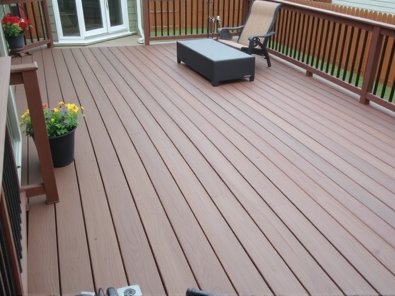 18' composite decking