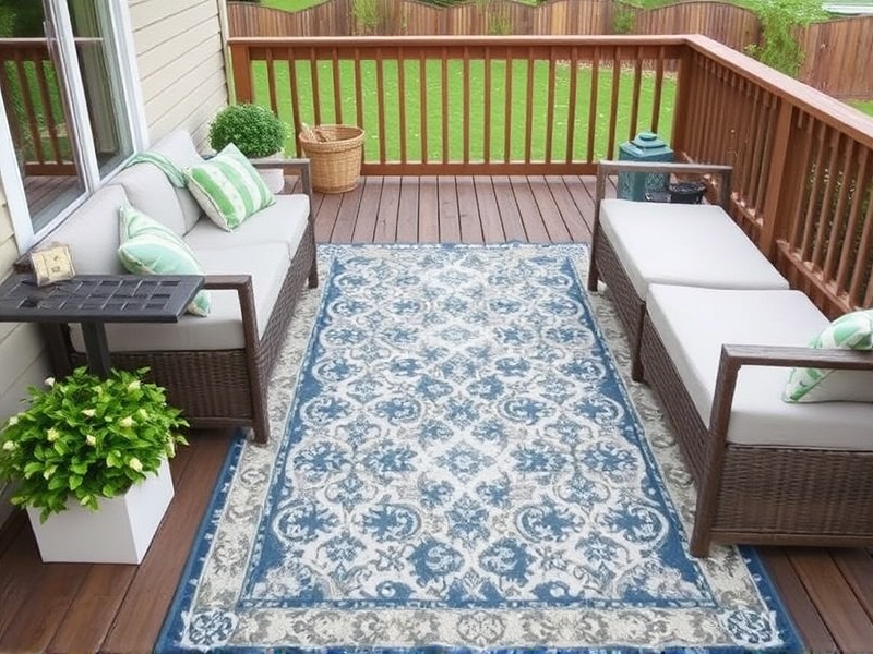 best outdoor rug for composite decking