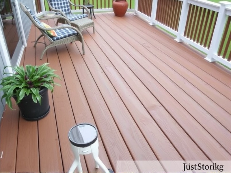 best way to clean composite decking