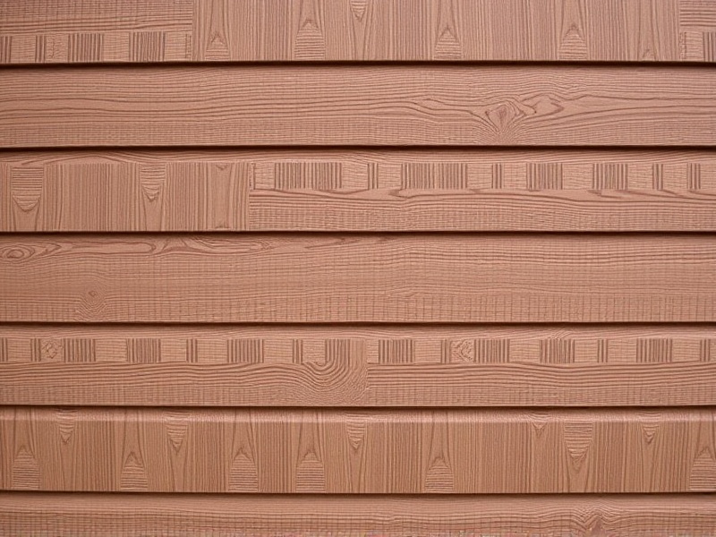 brown wood composite panel siding