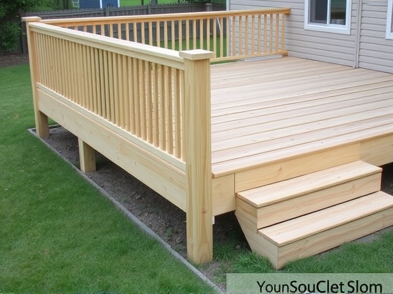 Building a Sturdy Deck with 2x6x20 Pressure Treated Wood