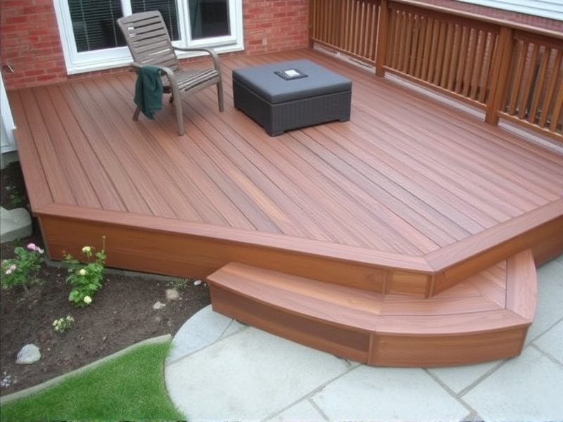 can composite decking be laid over cement board