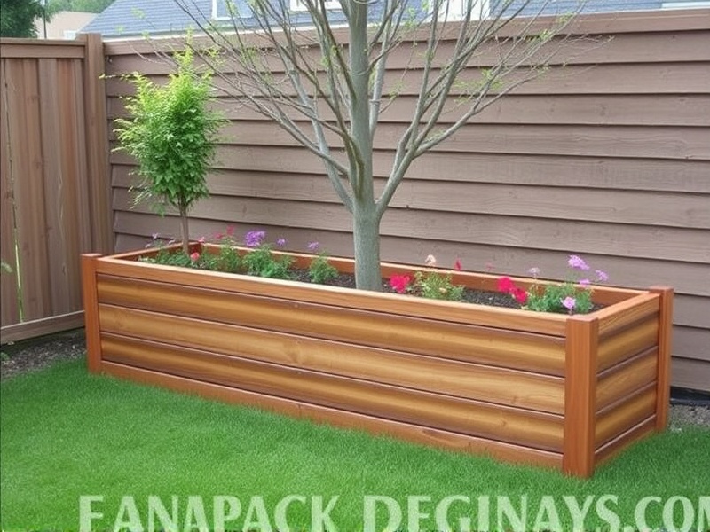 can i use composite decking for tree planters