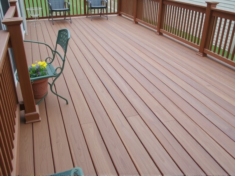 cedar look composite decking