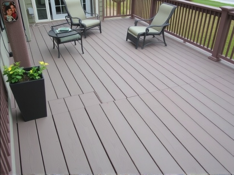 clay azek composite decking