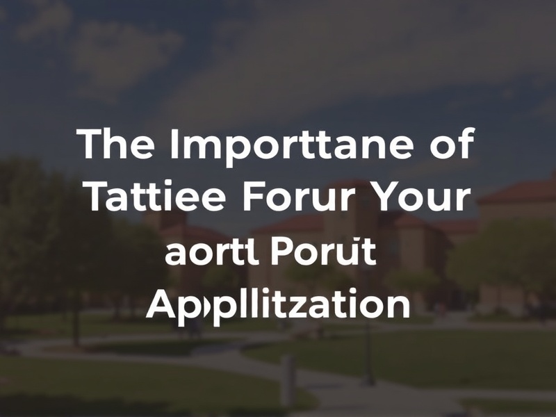 The Importance of Tailoring Your ASU WPC Portfolio Application