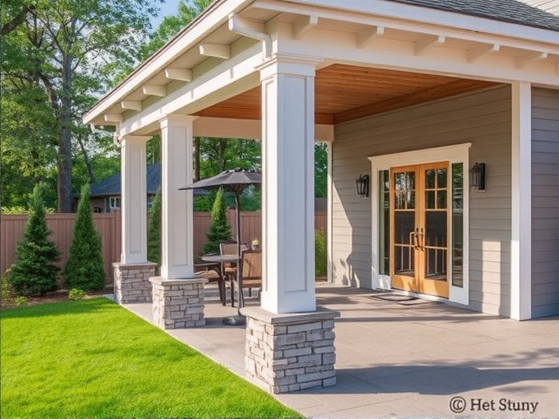 The Role of WPC Columns in Outdoor Living Spaces