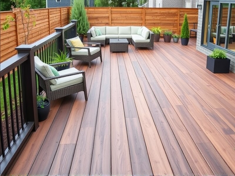 The Versatility of 18' Composite Decking in Modern Landscaping