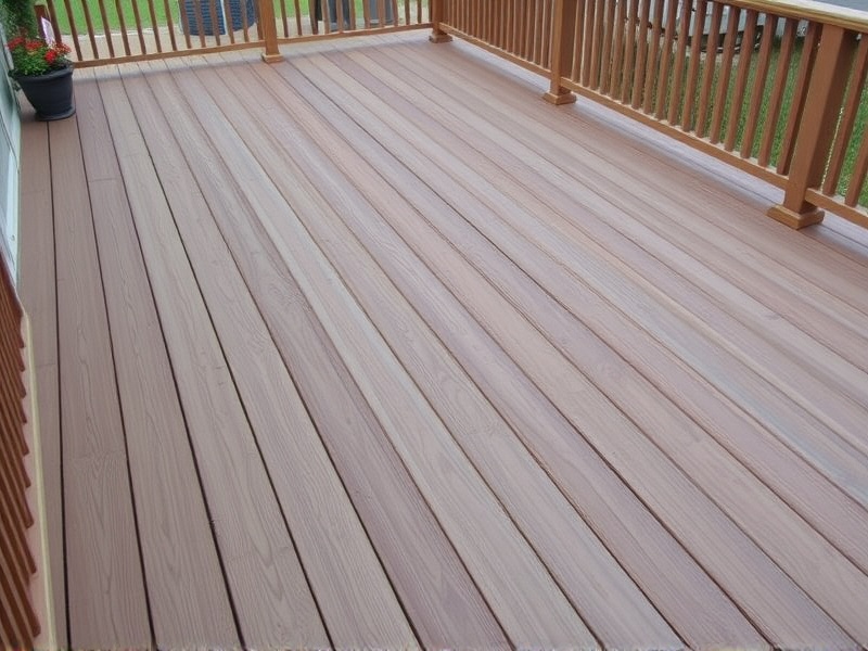 trex composite decking spacing