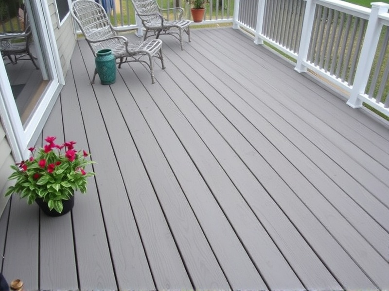what to paint composite decking with