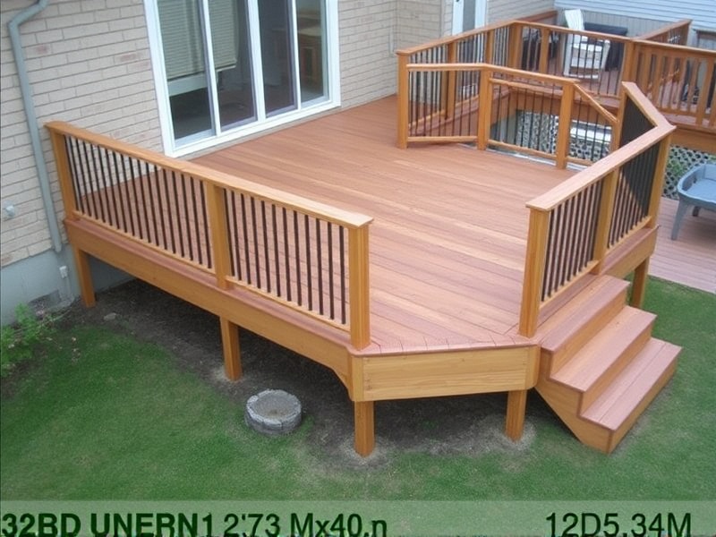 wood deck dimensions