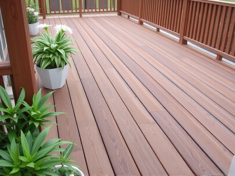 wood-plastic composite decking