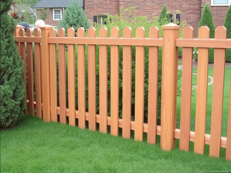 wood plastic fence