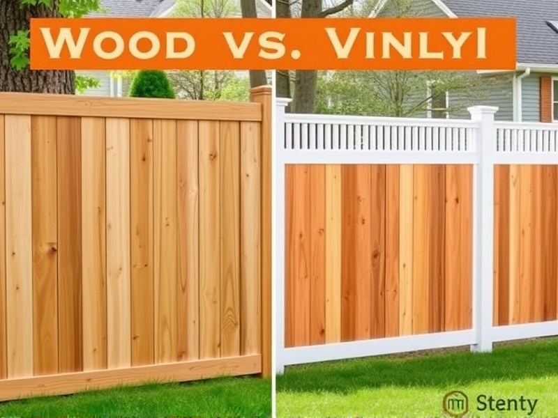 Wood vs. Vinyl Fences: A Comprehensive Guide