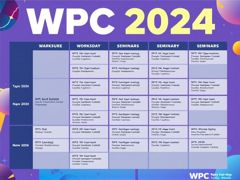 WPC 2024 Schedule Unveiled: Exclusive Details on Workshops and Seminars