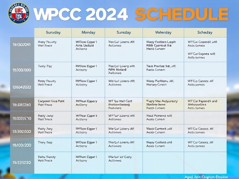 wpc 2024 schedule