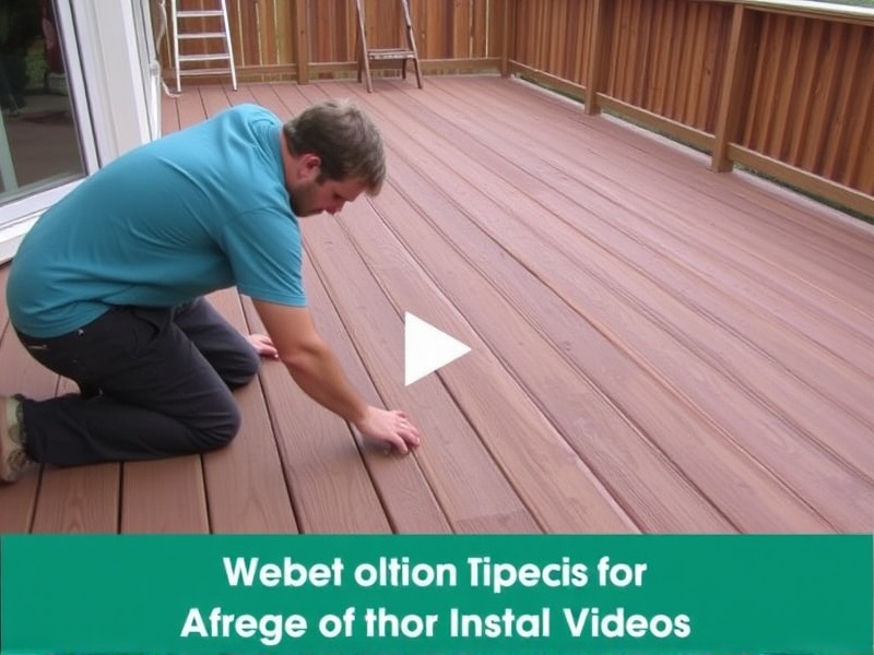 WPC Deck Installation Video: A Beginner's Must-Watch Tutorial