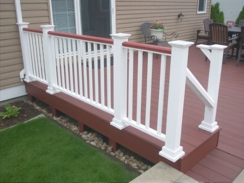 wpc deck railing