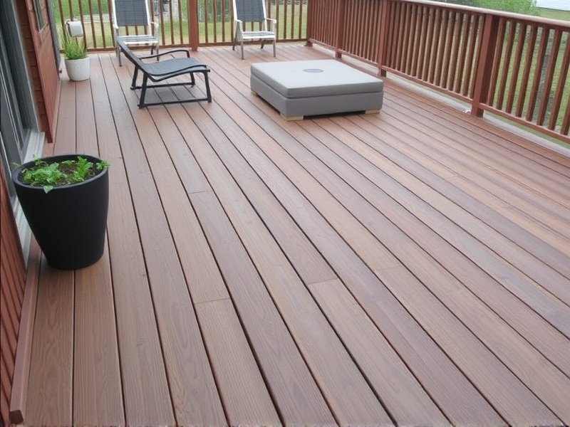 wpc decking fiber deck