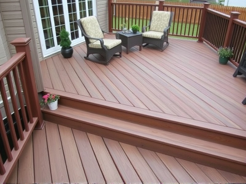 average cost to replace composite decking