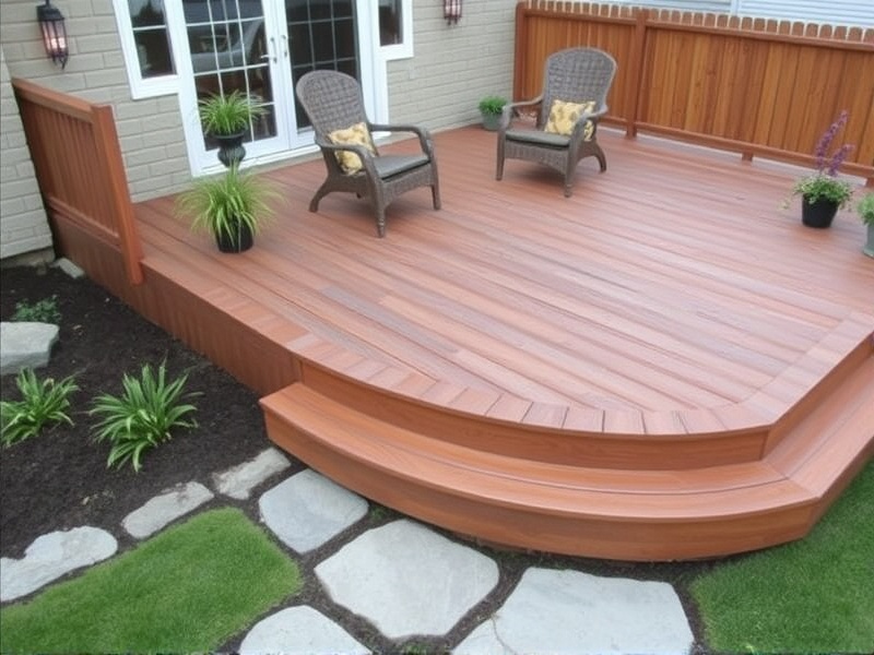 can composite decking go over concrete