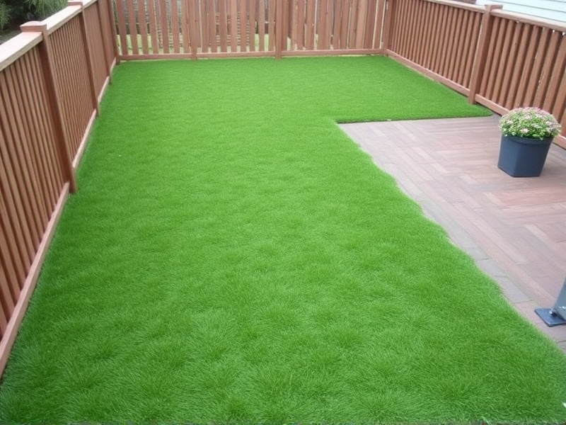 can i put turf on composite decking