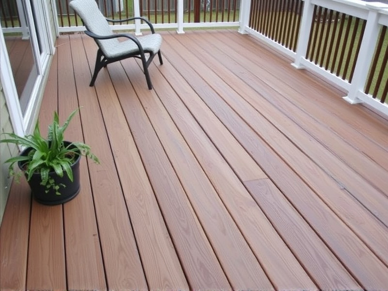 can you paint or stain composite decking