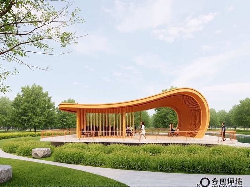 China WPC Rail Pavilion CCR003: A Model for Sustainable Design