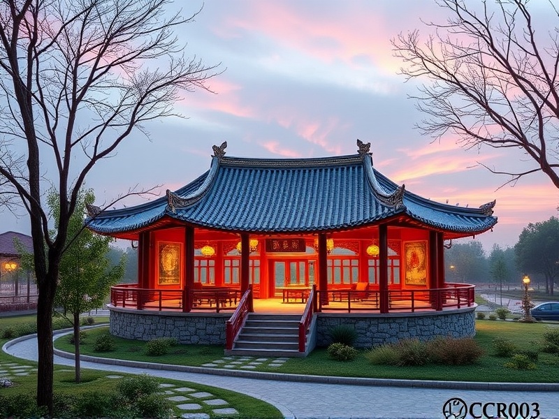 china wpc rail pavilion ccr003