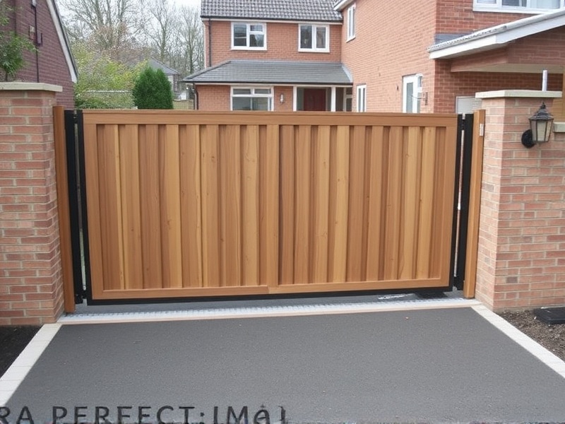 The Perfect Match: WPC Decking and Automatic Gates