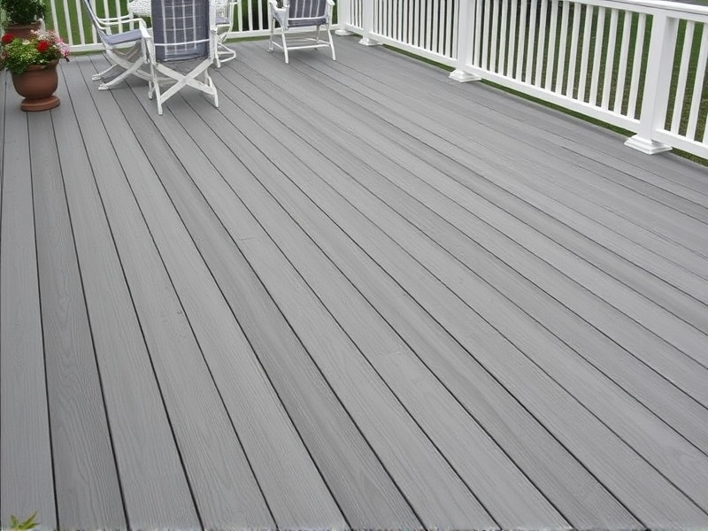 tropics solid tidal gray composite decking