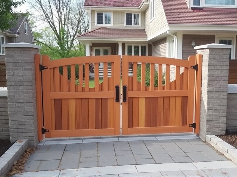 wpc decking automatic gate